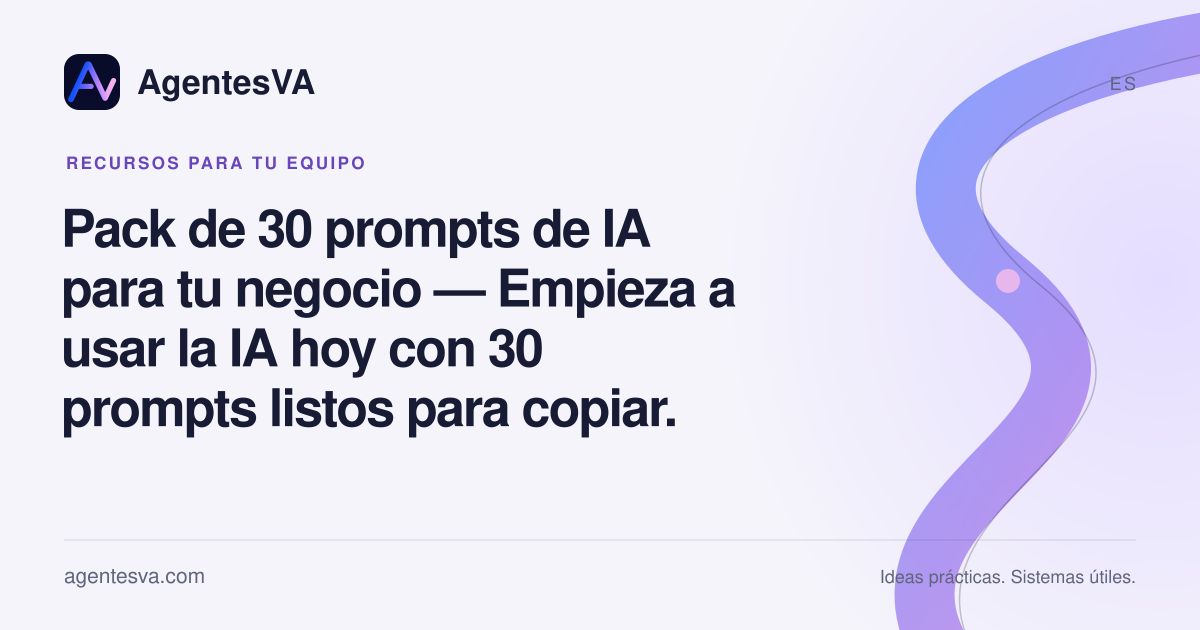Portada: Pack de 30 prompts de IA para tu negocio